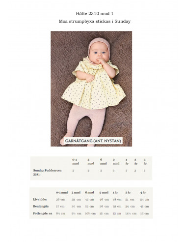 Mönsterhäfte 2310 Myk Start Svensk Text