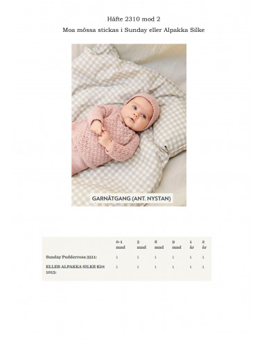 Mönsterhäfte 2310 Myk Start Svensk Text