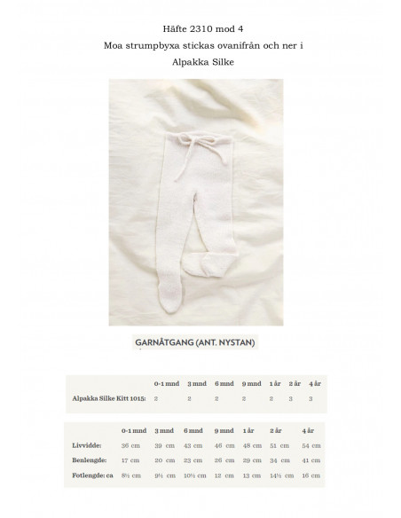 Mönsterhäfte 2310 Myk Start Svensk Text