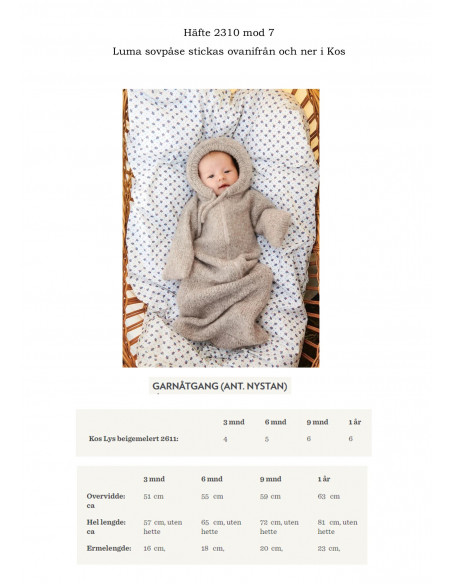 Mönsterhäfte 2310 Myk Start Svensk Text