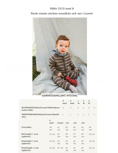 Mönsterhäfte 2310 Myk Start Svensk Text