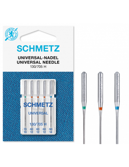 Schmetz universalnål 130/705H size 70-90 5-pack