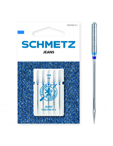 Schmetz Jeans 130/705 H-J Size 100 5-Pack