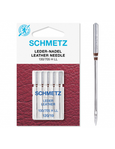 Schmetz Läder/skinn 130/705H LL Size 120 5-pack