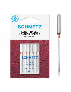 Schmetz Läder/skinn 130/705H LL Size 80 5-pack