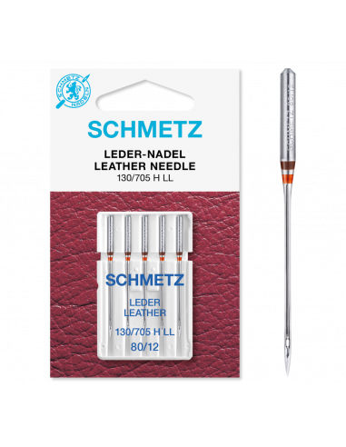 Schmetz Läder/skinn 130/705H LL Size 80 5-pack