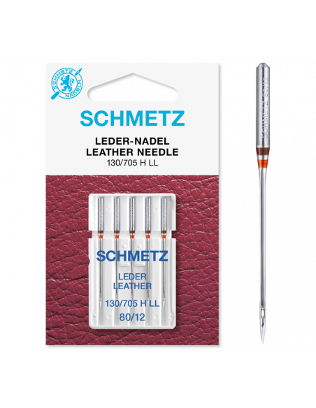Schmetz Läder/skinn 130/705H LL Size 80 5-pack