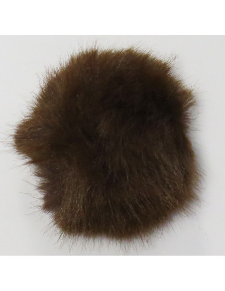 Pom pom 8cm Brun