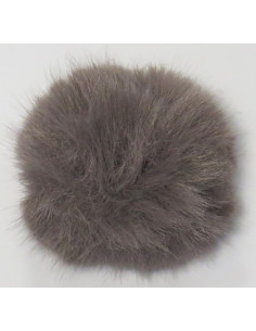 Pom pom 8cm grå