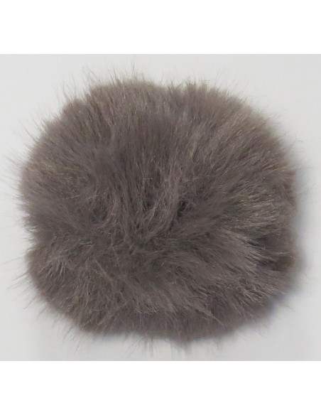 Pom pom 8cm grå