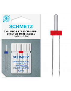 Schmetz Tvillingnål Stretch 4,0/75 1-pack