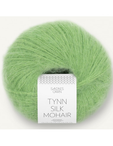 Tynn SilkMohair 8733 Vårgrön