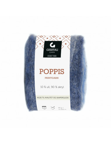 Poppis 3103 Blåmelerad