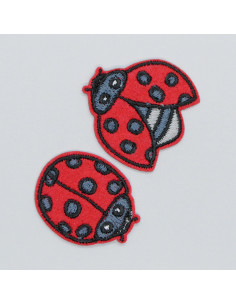 Tygmärke Nyckelpigor 2-pack