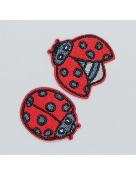 Tygmärke Nyckelpigor 2-pack