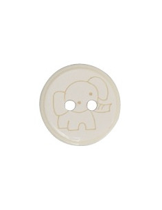 Knapp 16mm natur med Elefant