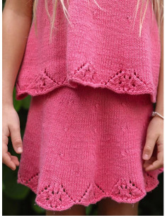 Stickbeskrivning 2405 Augustine Singlet & Skirt Junior 2