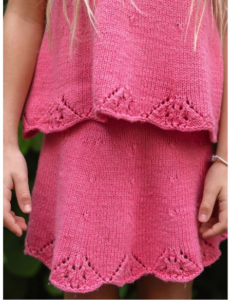 Stickbeskrivning 2405 Augustine Singlet & Skirt Junior