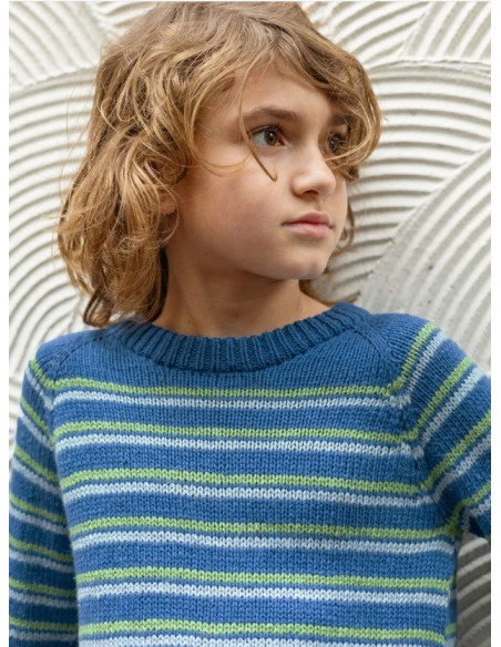 Stickbeskrivning 2405 Collin Sweater Junior