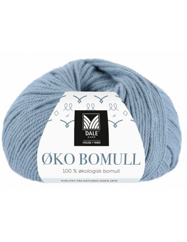 Øko Bomull 306 Ljus Denim