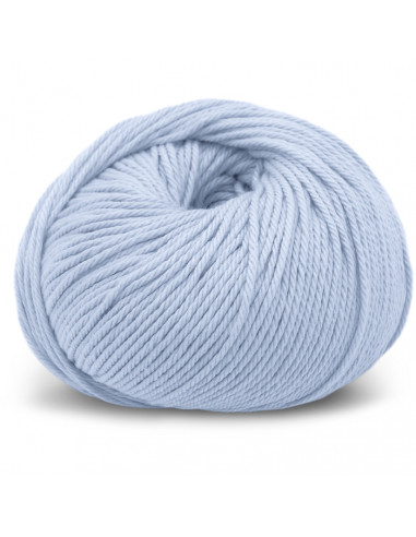 Øko Bomull 309 Ljus Blå