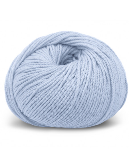Øko Bomull 309 Ljus Blå