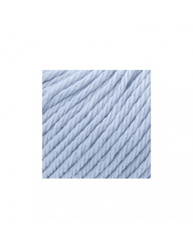 Øko Bomull 309 Ljus Blå