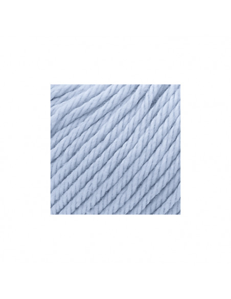 Øko Bomull 309 Ljus Blå