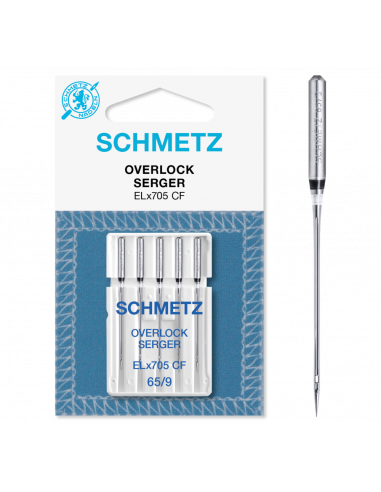 Schmetz Overlock ELx705 CF Cromad 65 5-pack