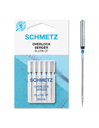 Schmetz Overlock ELx705 CF Cromad 90 5-pack