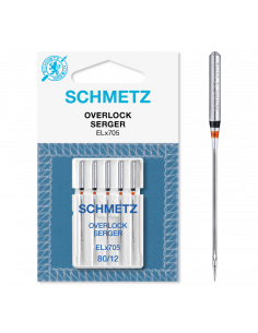 Schmetz overlock ELX705 CF Cromad 80 5-pack