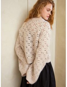 Virkbeskrivning 2403 Fleur Sweater 2