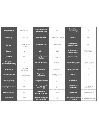 Janome Skyline S3 Anniversary Edition