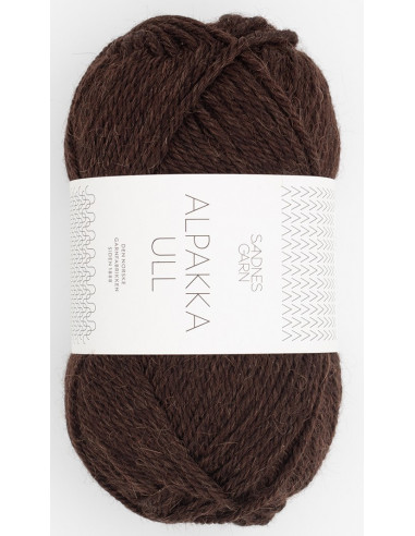 Alpakka Ull 3581 Kaffe