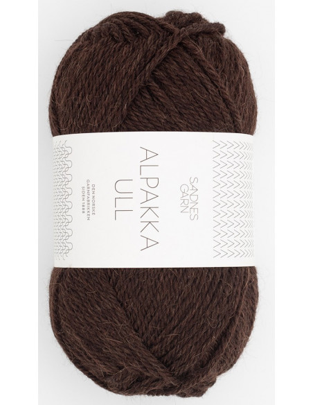 Alpakka Ull 3581 Kaffe