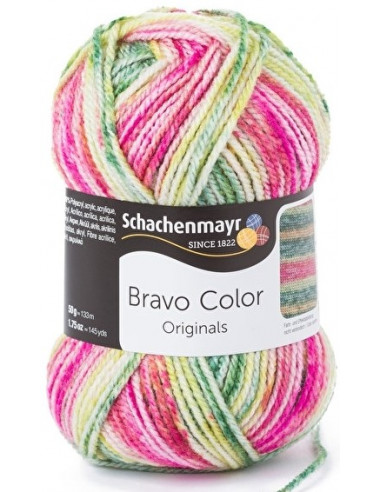 Bravo Color 2123 Rosa/grön Print