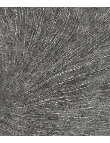 Tynn Silk Mohair 1053 Mörk gråmelerad