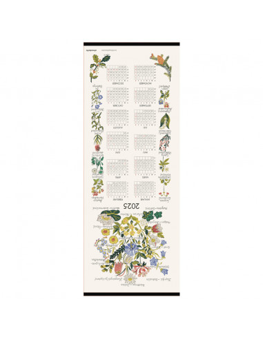 Tyg Kalender 2025 Landskapsblommor