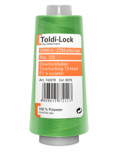 Overlocktråd Gütermann Toldi-Lock Grön