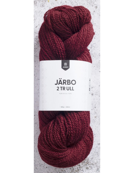 Järbo 2tr Ull 100g 122 Cranberry Red