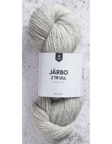 Järbo 2tr Ull 100g 104 Silvergrå