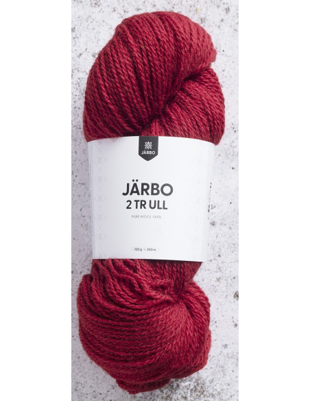 Järbo 2tr Ull 100g 121 Röd