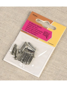 Ändstoppar metall 10-pack