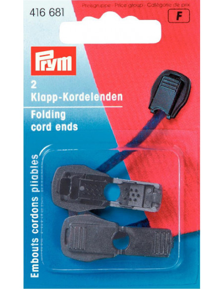 Ändstoppar svart 2-pack