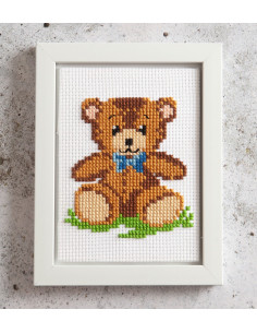 Broderikit Tavla Nalle