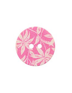 Knapp Springflower 18mm Rosa