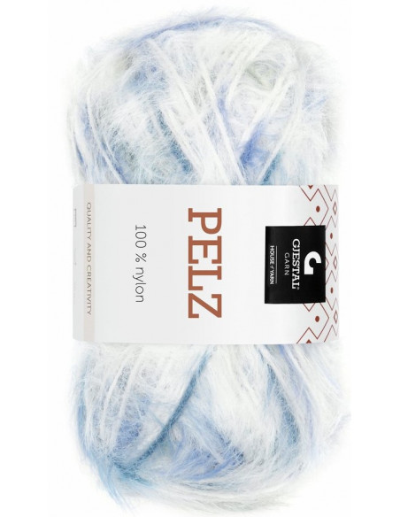 Pelz 821 Blå/Lavendel/Grön Print