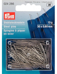 Knappnålar stål 30X0,60 13gr