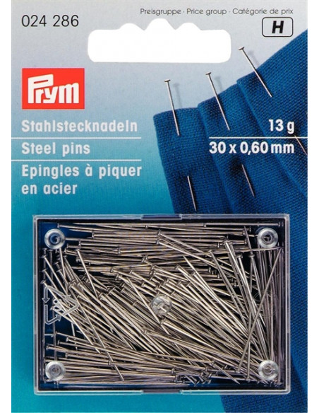 Knappnålar stål 30X0,60 13gr