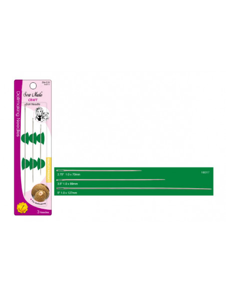 Docknålar 1 x 70mm, 1 x 89mm, 1 x 127mm